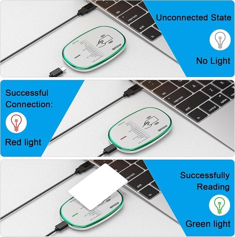 Symcode قارئ RFID الكاتب 125 كيلو هرتز / 13.56 ميجا هرتز ثنائي التردد يقرأ قارئ بطاقات الهوية IC الماسح الضوئي يدعم محاكاة لوحة المفاتيح دعم إخراج علامات UHF S20 / S50 / S70 Ultralight C EM4305 / EM4205 H125 in Saudi Arabia