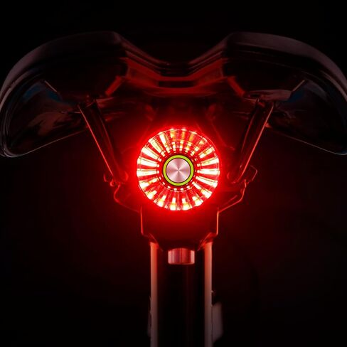 Bike Tail Light 30 Hours Autonomy - Aluminum Casing, Lightweight 0.06lb, Waterproof IP65, USB-C Rechargeable, Quick Mount on/off, DON PEREGRINO M3 Rear Bike Light in Saudi Arabia
