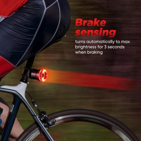 Bike Tail Light 30 Hours Autonomy - Aluminum Casing, Lightweight 0.06lb, Waterproof IP65, USB-C Rechargeable, Quick Mount on/off, DON PEREGRINO M3 Rear Bike Light in Saudi Arabia