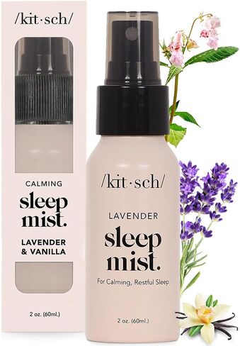 BT21 x Kitsch Sleep Mist Pillow Spray - Calming Lavender & Vanilla Room Spray | Sleep Spray for Pillows | Fabric Spray for Relaxation & Bedroom Essentials | Linen Spray | Essential Pillow Mist, 2 oz in Saudi Arabia