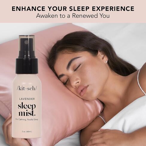 BT21 x Kitsch Sleep Mist Pillow Spray - Calming Lavender & Vanilla Room Spray | Sleep Spray for Pillows | Fabric Spray for Relaxation & Bedroom Essentials | Linen Spray | Essential Pillow Mist, 2 oz in Saudi Arabia