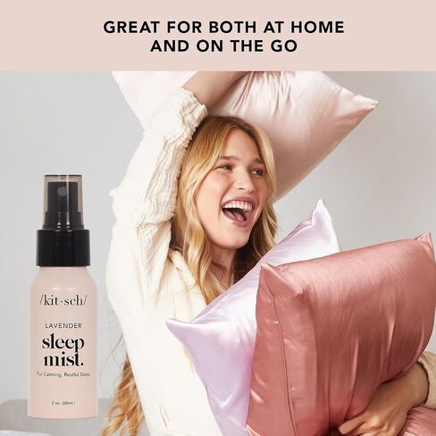 BT21 x Kitsch Sleep Mist Pillow Spray - Calming Lavender & Vanilla Room Spray | Sleep Spray for Pillows | Fabric Spray for Relaxation & Bedroom Essentials | Linen Spray | Essential Pillow Mist, 2 oz in Saudi Arabia