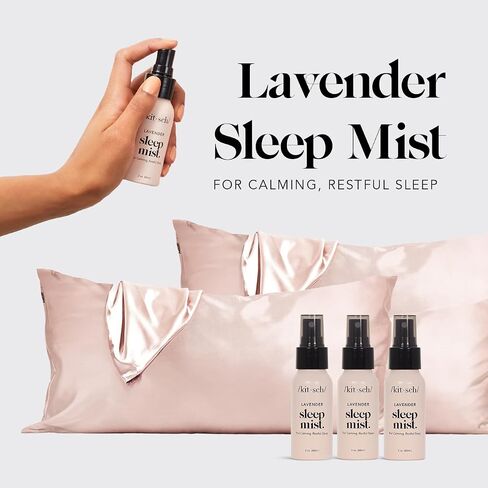 BT21 x Kitsch Sleep Mist Pillow Spray - Calming Lavender & Vanilla Room Spray | Sleep Spray for Pillows | Fabric Spray for Relaxation & Bedroom Essentials | Linen Spray | Essential Pillow Mist, 2 oz in Saudi Arabia