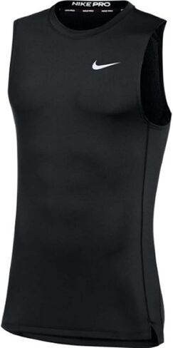 Nike Mens Pro Sleeveless Fitted Training Tee (Large, Purple) in Saudi Arabia