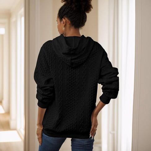 YeGine Womens Hoodies Oversized Hooded Sweatshirt Casual Long Sleeve Drawstring Pullover Tops in Kuwait