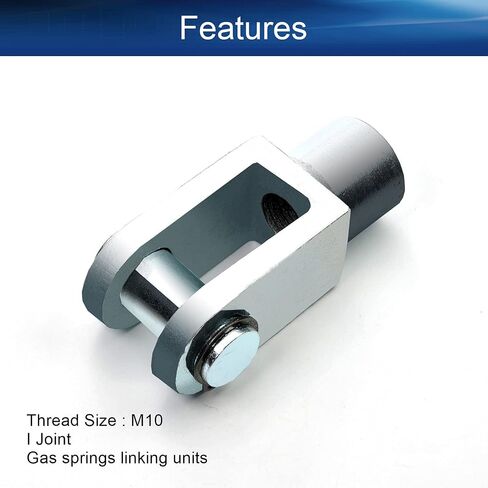 Heyiarbeit 1pcs Air Cylinder Rod Clevis End 28mm Length M6x1 Female Thread Y Connector in Kuwait