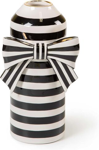 MACKENZIE-CHILDS Courtly Bow Vase, Unique Flower Vase, Decorative Table Decor for Living Room in Saudi Arabia