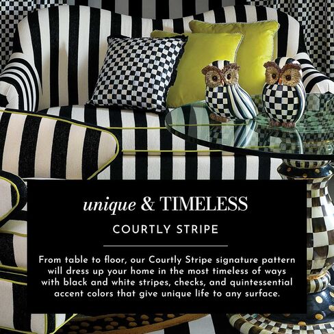MACKENZIE-CHILDS Courtly Bow Vase, Unique Flower Vase, Decorative Table Decor for Living Room in Saudi Arabia