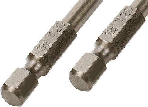 TT27 Screwdriver Bit Set Torx (10pcs) 1/4-Inch Hex Shank,2-Inch/50 mm Length S2 Steel with Magnetic for Power Screwdriver Drill in Saudi Arabia
