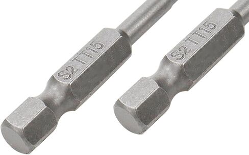 TT27 Screwdriver Bit Set Torx (10pcs) 1/4-Inch Hex Shank,2-Inch/50 mm Length S2 Steel with Magnetic for Power Screwdriver Drill in Saudi Arabia