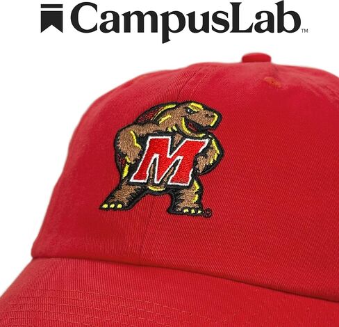 Campus Lab Official Collegiate Dad Cap - The U18 Adjustable Relaxed-Fit Hat with Mascot in Saudi Arabia