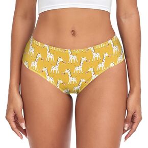 Soft Underwear Women Briefs Cartoon Colored Hearts Valentines Day Breathable Ladies Hipster Panties XS-XXL