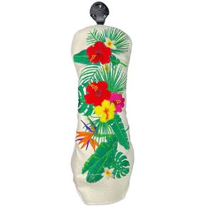 Tropical Golf Club Covers Utility Hybrid Headcover Mallet Putter Cover Blade Head Cover Fits Most Brands (Hybrid/Utility)