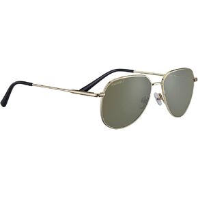 Serengeti Haywood Small Square Sunglasses, Shiny Light Gold