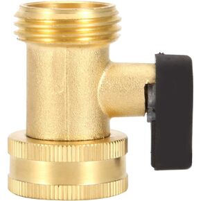 3/4 DN20 Brass Ball Valve,Full Port Forged Brass Ball Valve,Brass Straight Single Pass Ball Valve Hose Connector for Garden Use