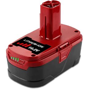 SKYON 19.2V 6.5Ah C3 Battery Replacement for 4Ah 72Wh 315.PP2030 130211004 2.5Ah 48Wh 315.PP2025 130211023 1.5Ah 28Wh 315.PP2020 130211003 C3 XCP DieHard Battery Compatible with Craftsman 19.2V Tools