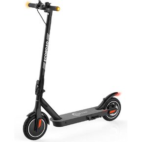 Electric Scooter EC6, 350W Motor & 19 MPH Adults Commuting Scooters, 12-15 Miles Long Range Electric Kick Scooters, 8.5" Pneumatic Tires Lightweight Foldable E-Scooter for Commuter (Gray)