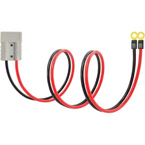 Anderson 50A Quick Connect Plug Battery Charging Alligator Replacement Battery Clip Cable for Car, Golf Cart, Motorcycle, Forklift Battery Charging.(Anderson Clip 1M)