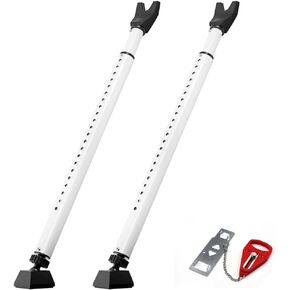 2Pack Door Security Bar,Professional Adjustable Security Bar Door Brace Portable Non Slip Telescopic Locking Pole for Doors Compact and Portable and Perfect for Patio or Sliding Doors
