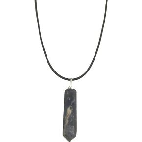 Raw Charoite Pendant Necklace for Women Healing Crystal stone Comfort Endurance Courage Support Alienation Fear Compulsions Gemstone Chakra Charm International yoga gift spiritual Gift