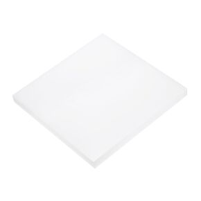 DMiotech 8 x 8 x 3/4 Inch Plastic UHMW Sheets, Ultra High Molecular Weight Polyethylene, Opaque White Polyethylene Board for Automotive, Chemical, Manufacturing, DIY Home Kitchen