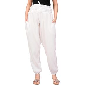 Premium Rayon Indian Afgani Womens Harem Pants with Pockets Hippie Boho Clothes for Women Flowy Yoga Pants