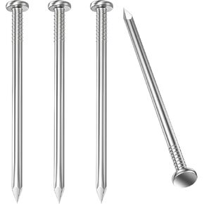 300PCS Hardware Nails, Wood Nails, Long Nails, Galvanized Concrete Wall Nail for Hanging Pictures and Woodworking, Cement Nails Suit for Drywall and Pine (1-1/2 In)
