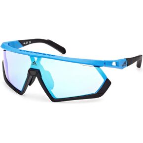 Sunglasses Adidas Sport SP 0054 91X Matte Blue/Mirror