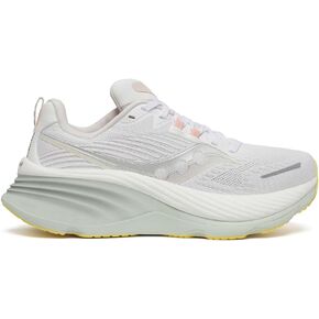 Saucony Women's Hurricane 24 Sneaker, White/Foam, 8.5