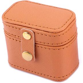 Small Jewelry Box, Velvet Travel Jewelry Box Small Jewelry Organizer Box for Girls Women,Grey