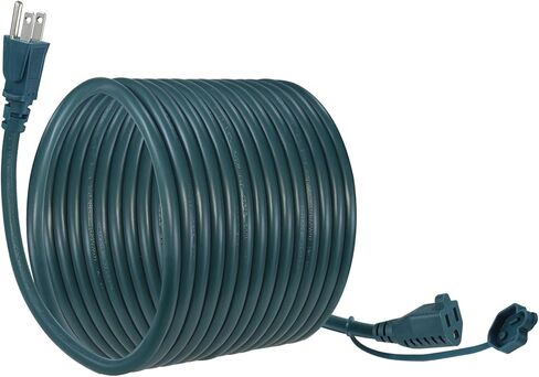26FT Green Outdoor Extension Cord - Green Heavy Duty Outdoor Extension Cord,Green Garden Extension Lead, All Weather Outdoor Extension Cord,14AWG 15AMP 1875Watt Grounded 3Prong SJTW Extension Cord in Saudi Arabia