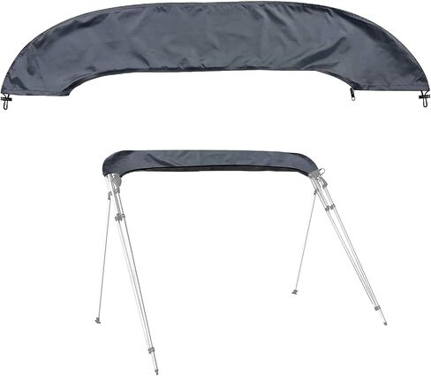 Bimini top Boot Cover, Suitable for 3-4 Bows Bimini Tops, Design with Light Hole Bimini Top Cover, 600D Waterproof Bimini Storage Boot in Saudi Arabia
