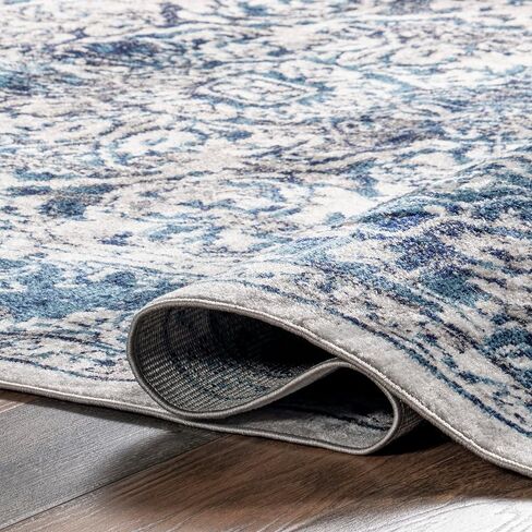 nuLOOM Maryanne Transitional Medallion Accent Rug, 3x5, Blue in Saudi Arabia