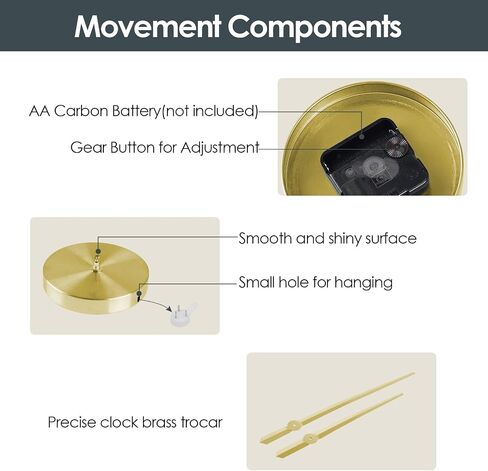 FERRISA Frameless DIY Wall Clock, 3 in 1 Large 3D Frameless Wall Clock 47 Inch, 3D DIY Wall Clock for Living Room Bedroom Office Decor Wall Decor(Gold Motto)… in Saudi Arabia