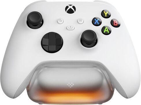 8BitDo Charging Dock for Xbox Wireless Controllers, Xbox Charging Station with Magnetic Secure Charging and Light Adjustment for Xbox Series X|S and Xbox One Controller - Officially Licensed in Saudi Arabia