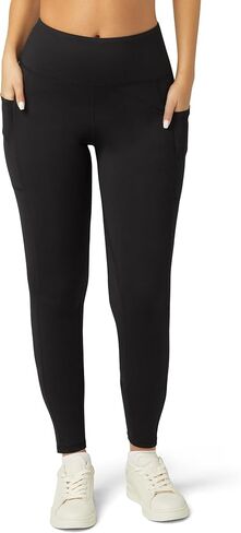 تمرين نسائي لا معنى له مع التحكم في البطن، سراويل ضيقة رياضية مع جيوب، سراويل يوجا عالية الخصر in Kuwait