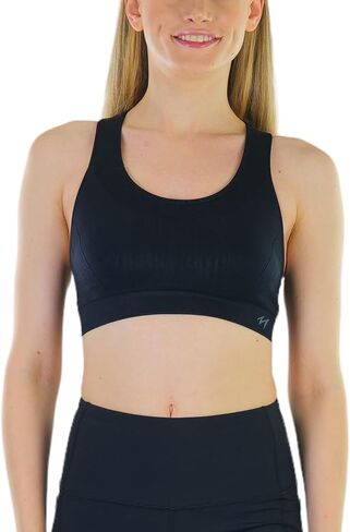 ToBeInStyle Women's Scoop Neck Racerback Sports Bra in Saudi Arabia