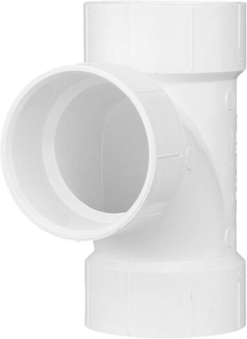 CHARLOTTE PIPE 3 DWV SANITARY TEE DWV (DRAIN, WASTE AND VENT) (1 Unit Piece) in Saudi Arabia