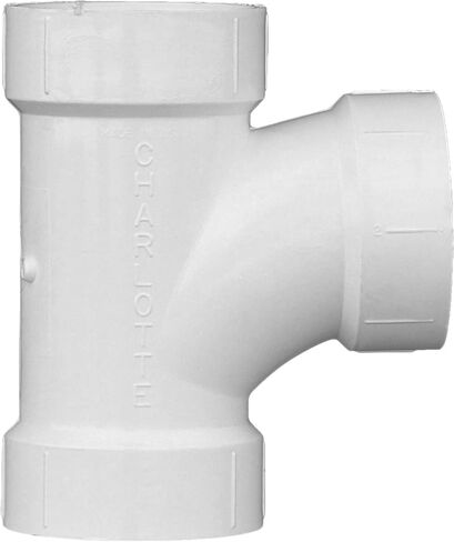 CHARLOTTE PIPE 3 DWV SANITARY TEE DWV (DRAIN, WASTE AND VENT) (1 Unit Piece) in Saudi Arabia
