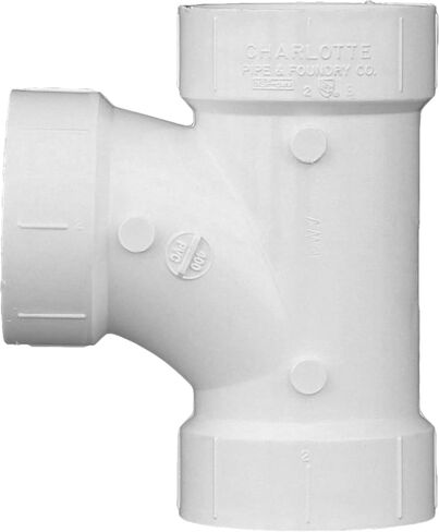 CHARLOTTE PIPE 3 DWV SANITARY TEE DWV (DRAIN, WASTE AND VENT) (1 Unit Piece) in Saudi Arabia