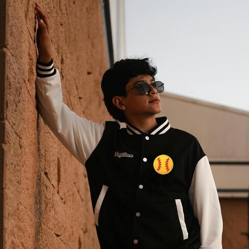 16Pcs Football Iron On Patches,Embroidery Patches Applique for Hats Backpacks Clothes T-Shirts Jackets Jeans DIY Accessories（8 Yellow+8 White） in Kuwait