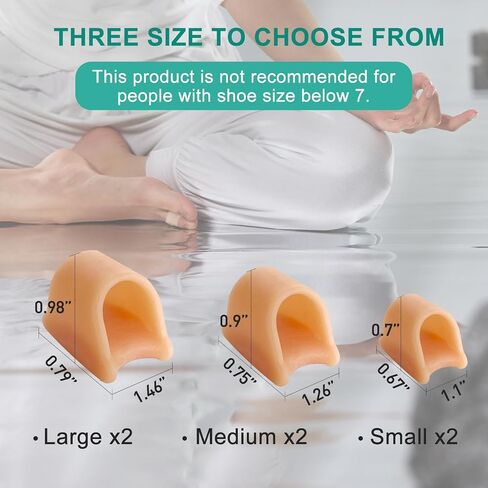 Hammer Toe Straightener, Hammer Toe Corrector for Women, Toe Splint for Broken Toe, Curled Toes, SML Size in Saudi Arabia