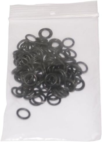 Sterling Seal ORBN010x100 Number-010 Standard O-Ring, Buna Nitrile Rubber, 70 Durometer Hardness, 1/4" ID, 3/8" OD (Pack of 100) in Saudi Arabia