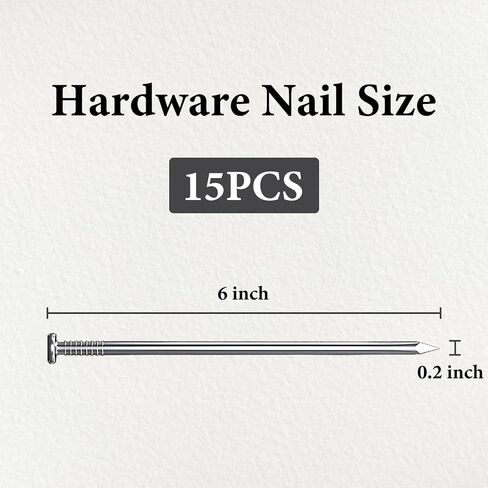 300PCS Hardware Nails, Wood Nails, Long Nails, Galvanized Concrete Wall Nail for Hanging Pictures and Woodworking, Cement Nails Suit for Drywall and Pine (1-1/2 In) in Saudi Arabia