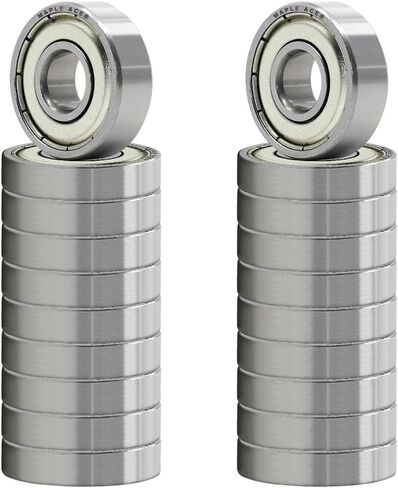 MAPLE ACE 608-ZZ Ball Bearing Premium Metal Shielded 8x22x7mm (20Pcs) in Saudi Arabia