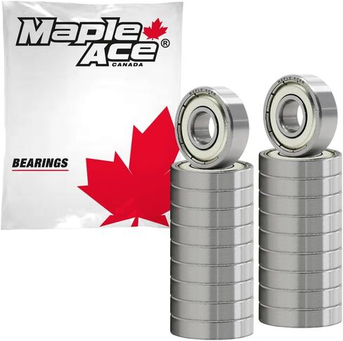MAPLE ACE 608-ZZ Ball Bearing Premium Metal Shielded 8x22x7mm (20Pcs) in Saudi Arabia