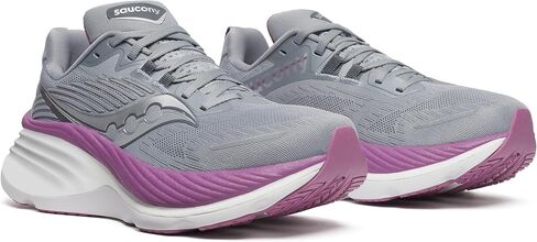 Saucony Women's Hurricane 24 Sneaker, White/Foam, 8.5 in Saudi Arabia