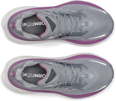 Saucony Women's Hurricane 24 Sneaker, White/Foam, 8.5 in Saudi Arabia