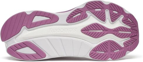 Saucony Women's Hurricane 24 Sneaker, White/Foam, 8.5 in Saudi Arabia