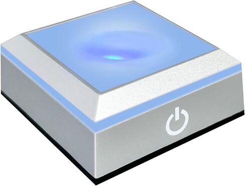Multifunctional LED Light Base for Glass Art,Illuminated Display Stand for Crystals, Figurines, RGB Multicolor Lighting Pedestal, USB/Battery Operated in Saudi Arabia